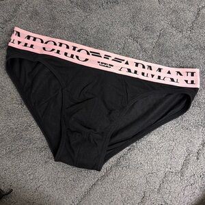 Vintage 90s Emporio Armani pink /black medium 30-34 (Used )